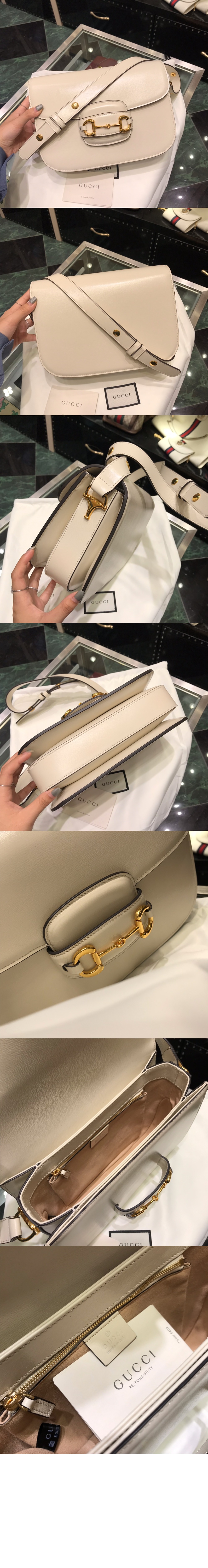 홀스빗 1955 숄더백 레더 602204 > Horsebit 1955 - 홀스빗 1955