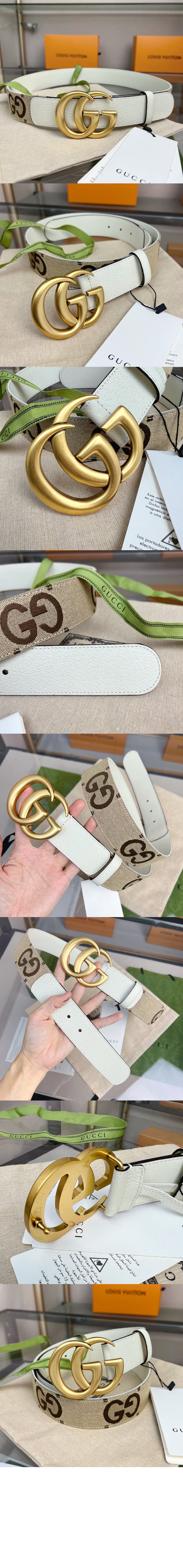 점보 GG 와이드 벨트 400593 > 구찌