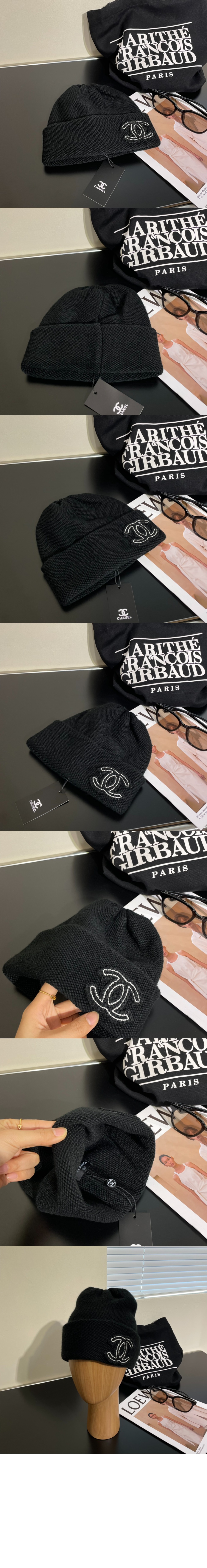 로고 비니 AA2718 > 샤넬