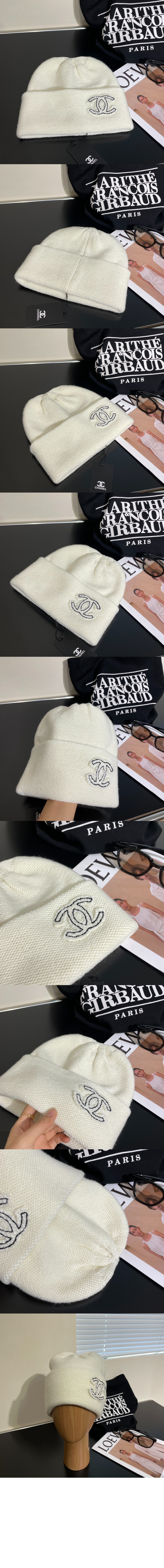 로고 비니 AA2718 > 샤넬