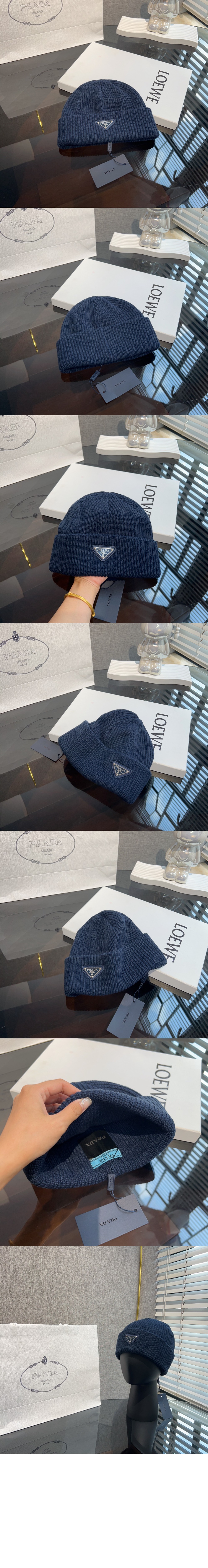 캐시미어 비니 UMD489 > 프라다