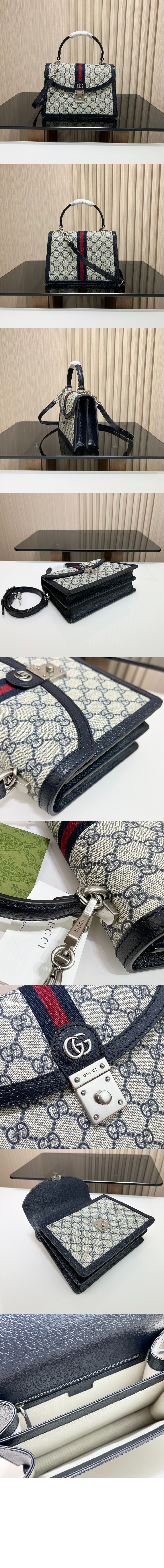 오피디아 GG 스몰 탑핸들백 651055 > Ophidia - 오피디아