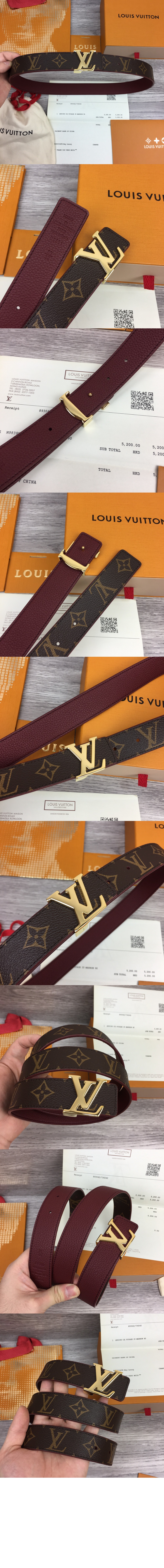 LV 이니셜 리버서블 벨트 M0561W > 루이비통