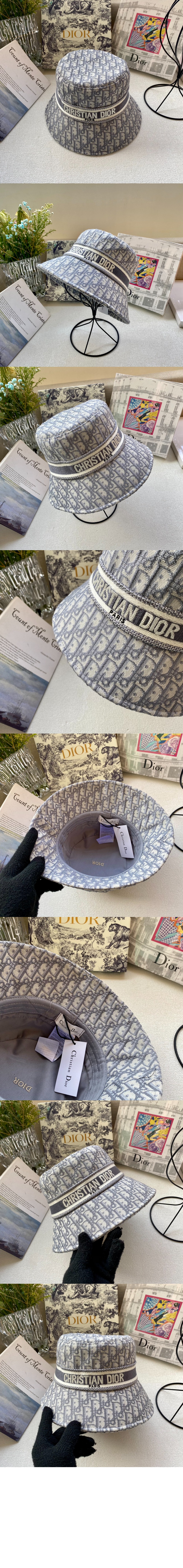 오블리크 버킷햇 8262AG > 디올