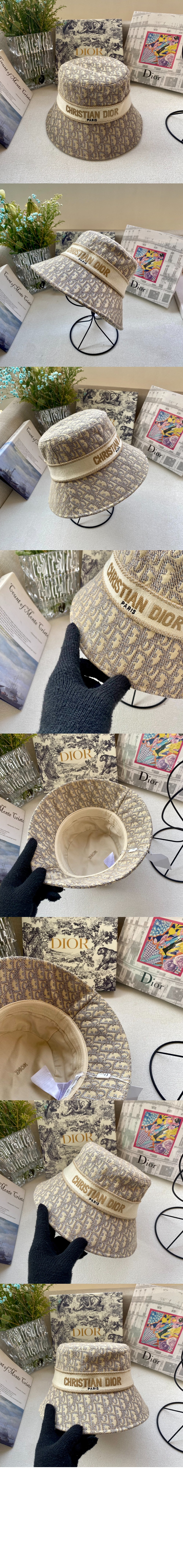 오블리크 버킷햇 8262AG > 디올