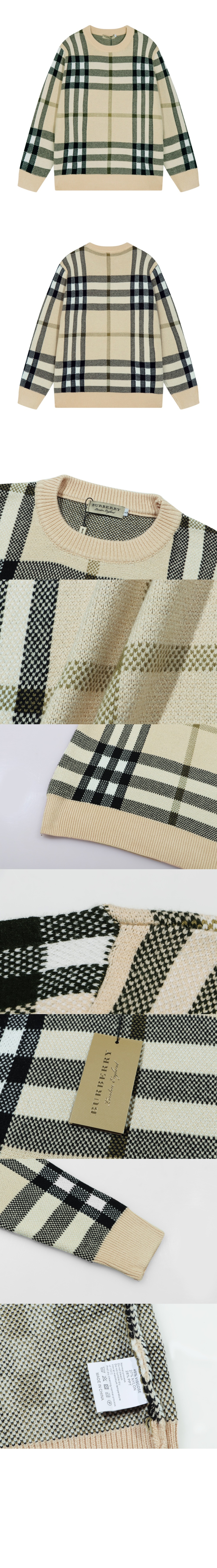 체크 자카드 스웨터 > Etc - 기타제품