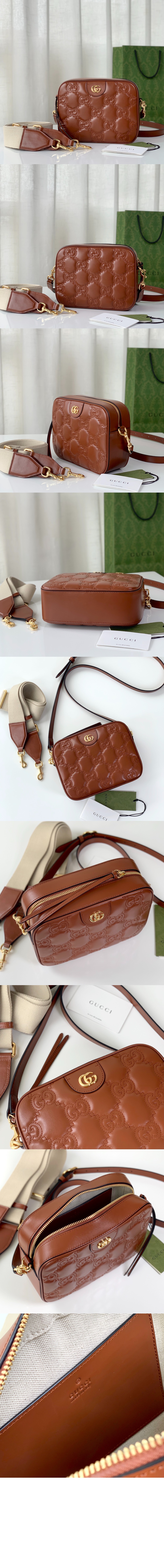 GG 마몽 마틀라세 스몰 토트백 ‎702234 > GG Marmont - GG 마몽