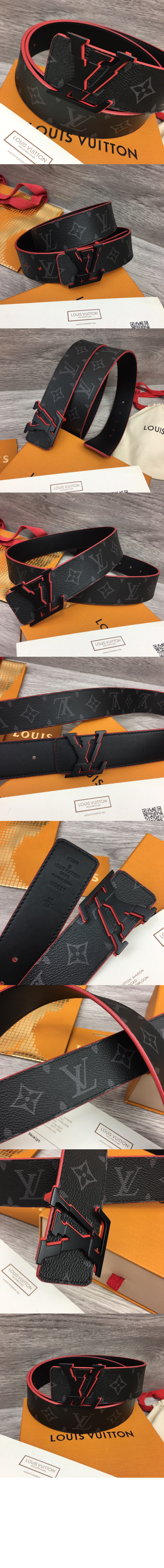 LV 브로큰 리버서블 벨트 M0628U > 루이비통