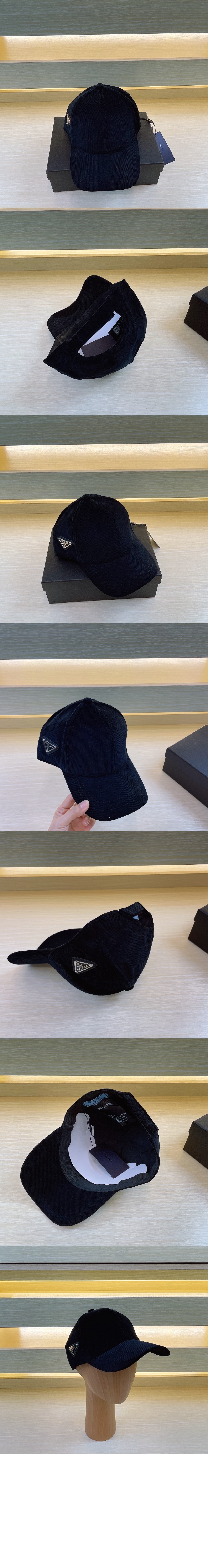 코듀로이 베이스볼 캡 2HC274 > 프라다