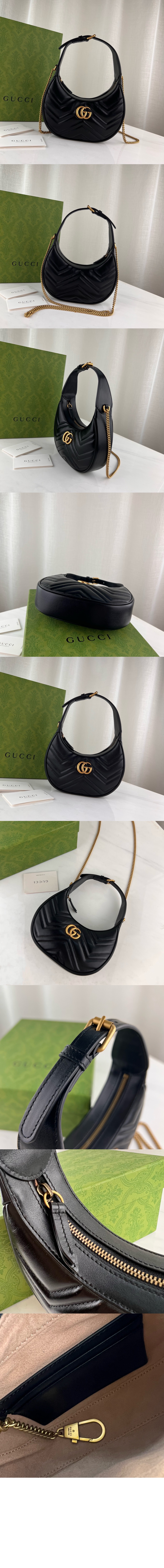 마몽 하프문 쉐입 미니백 699514 > GG Marmont - GG 마몽