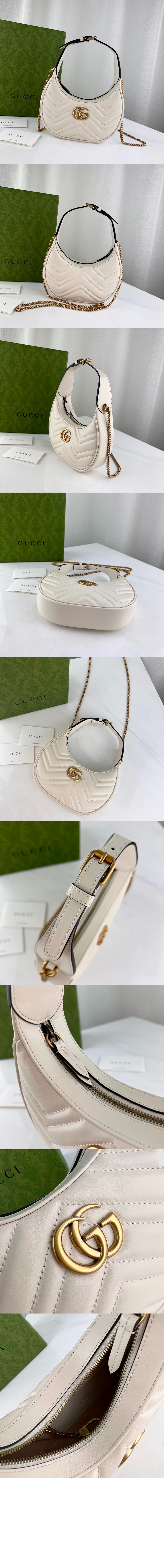 마몽 하프문 쉐입 미니백 699514 > GG Marmont - GG 마몽