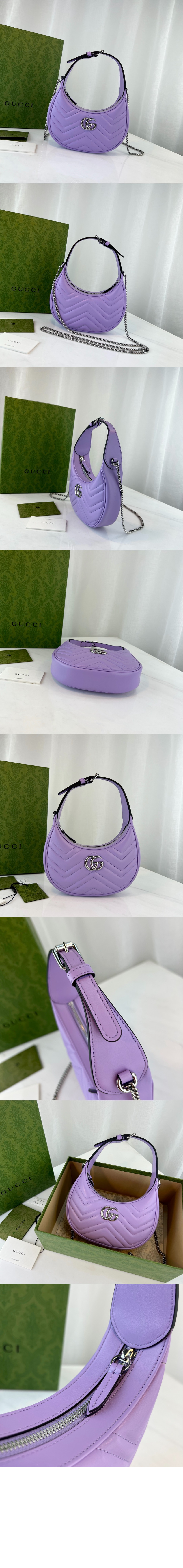 마몽 하프문 쉐입 미니백 699514 > GG Marmont - GG 마몽