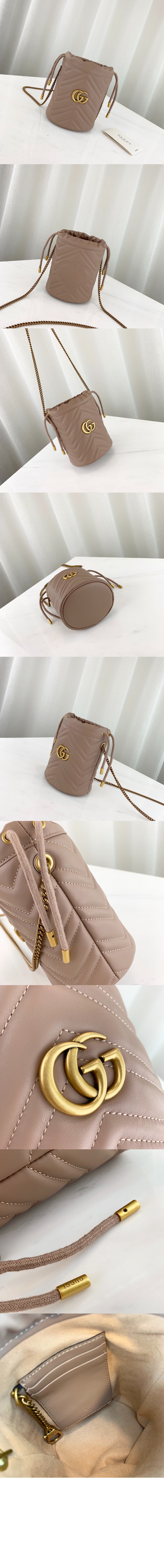 마몽 미니 버킷백 575163 > GG Marmont - GG 마몽