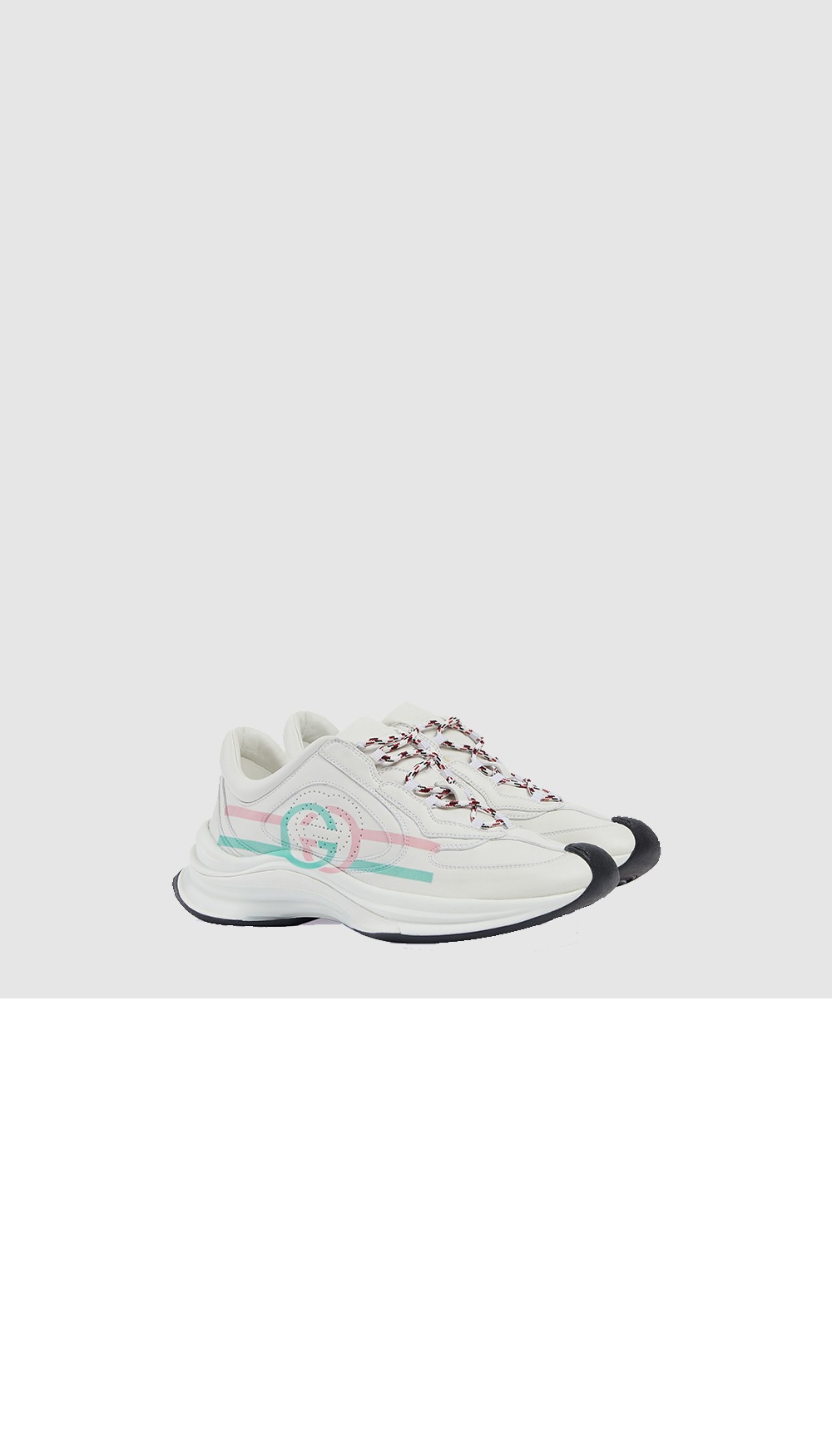 런 레더 스니커즈 734904 > Run -  런