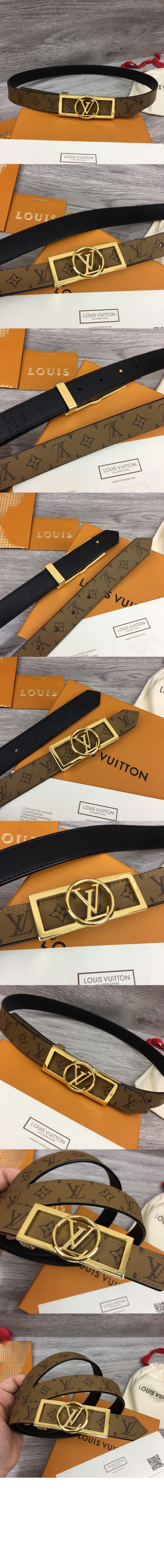 도핀 리버서블 벨트 M0203W > 루이비통