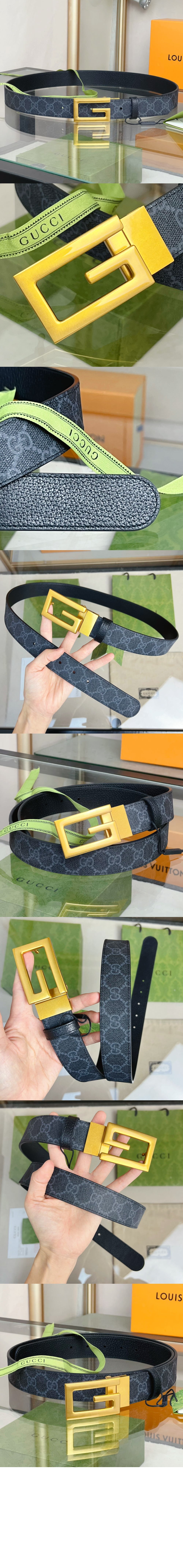 스퀘어 G 버클 리버서블 벨트 626974 > 구찌