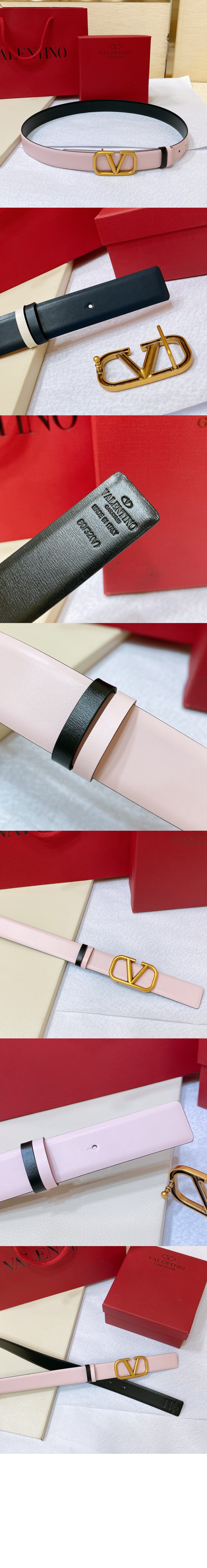 브이로고 리버서블 벨트 > 발렌티노