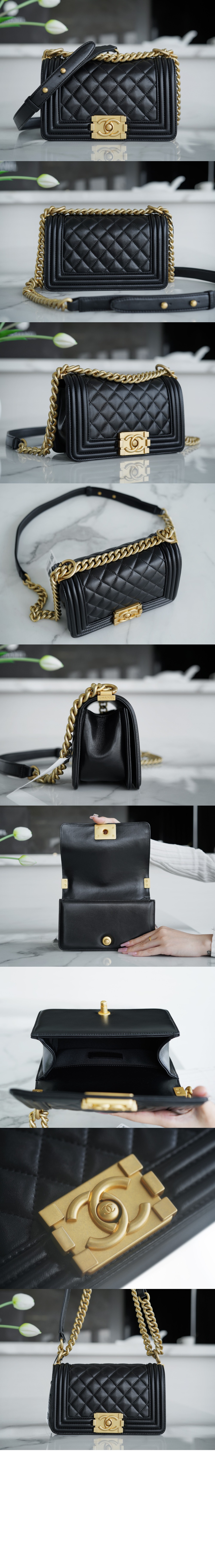 보이백 램스킨 스몰 A67085 > Boy - 보이백