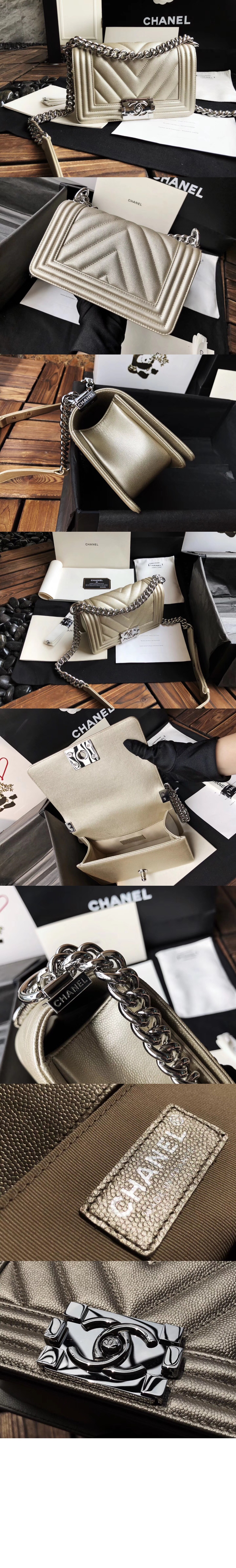 쉐브론 보이백 캐비어 스몰 인기색상 A67085 > Boy Chevron - 보이 쉐브론