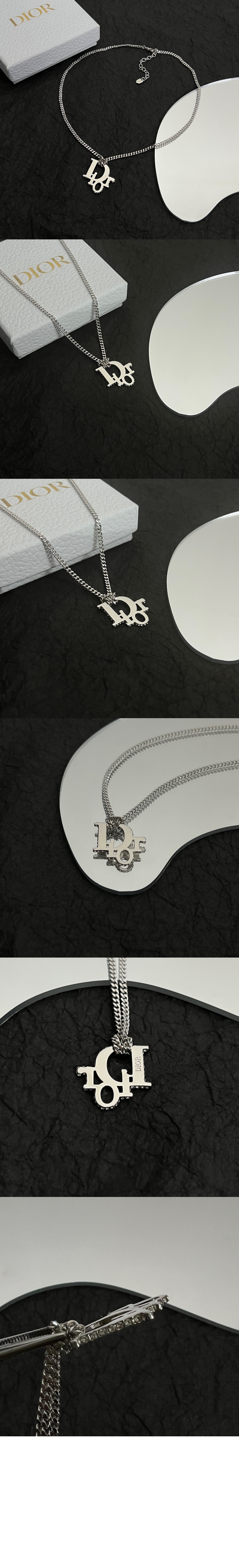 Dior Oblique 펜던트 목걸이 N1284 > 디올