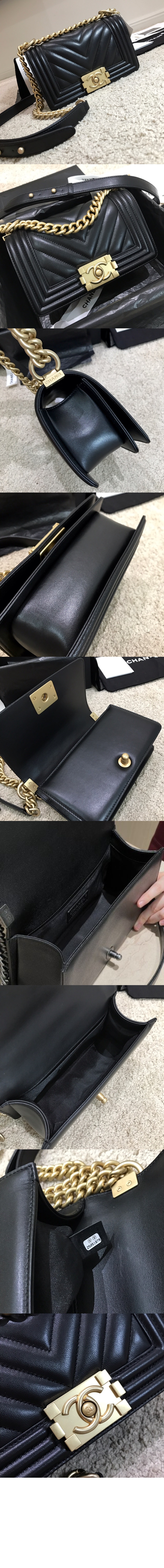 쉐브론 보이백 램스킨 스몰 A67085 > Boy Chevron - 보이 쉐브론