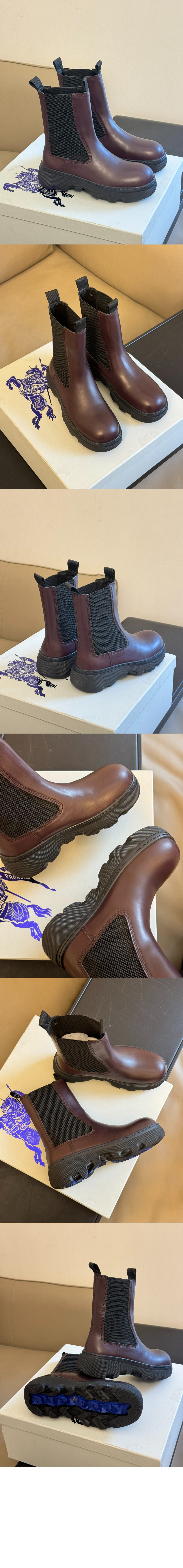 가죽 크리퍼 첼시 부츠 80753801 > Boots - 부츠