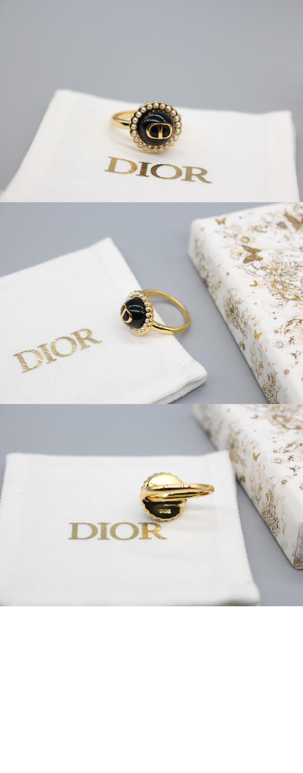 Petit CD Baroque 반지 R1404 > 디올