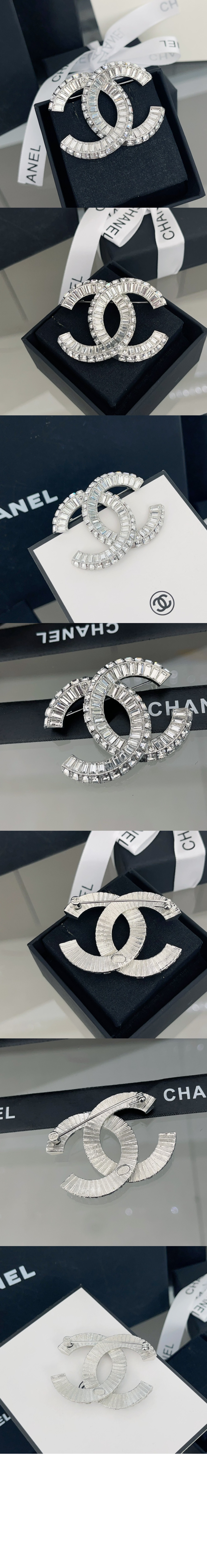 스트라스 CC 브로치 실버 A63085 > Etc - 기타제품