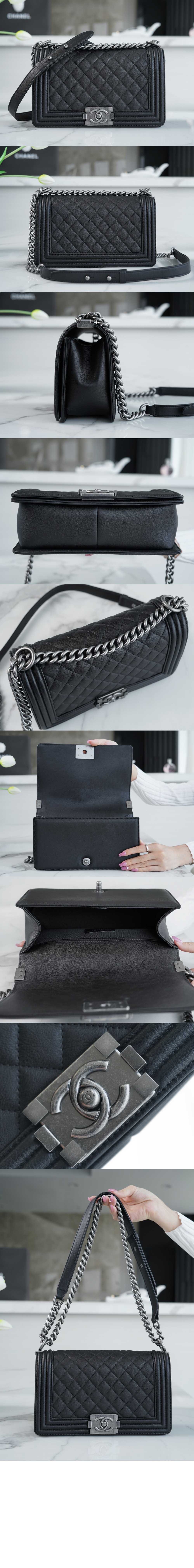 보이백 캐비어 미듐 A67086 > Boy - 보이백