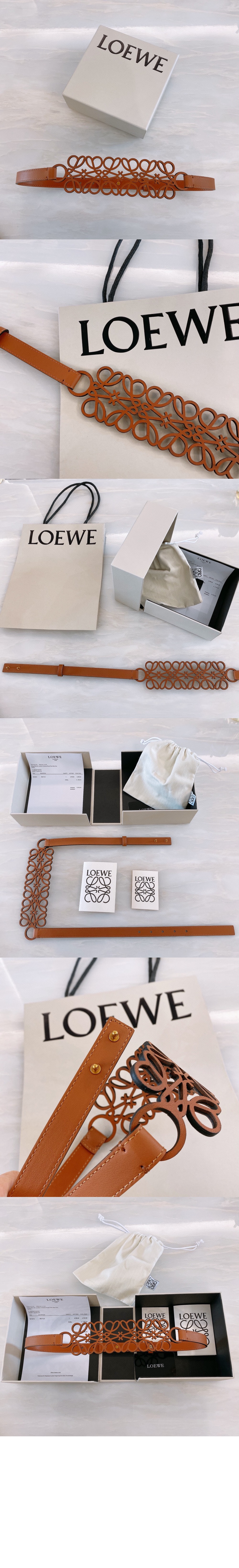 애너그램 컷아웃 벨트 > 로에베