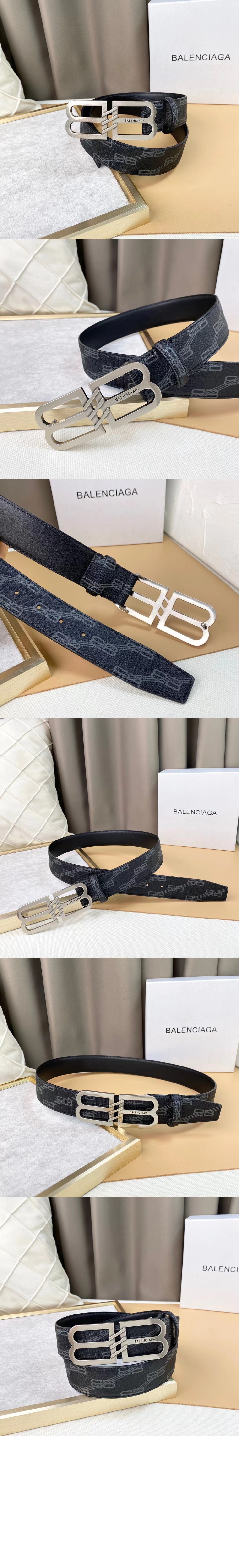 BB 코팅 캔버스 벨트 703103 > 발렌시아가