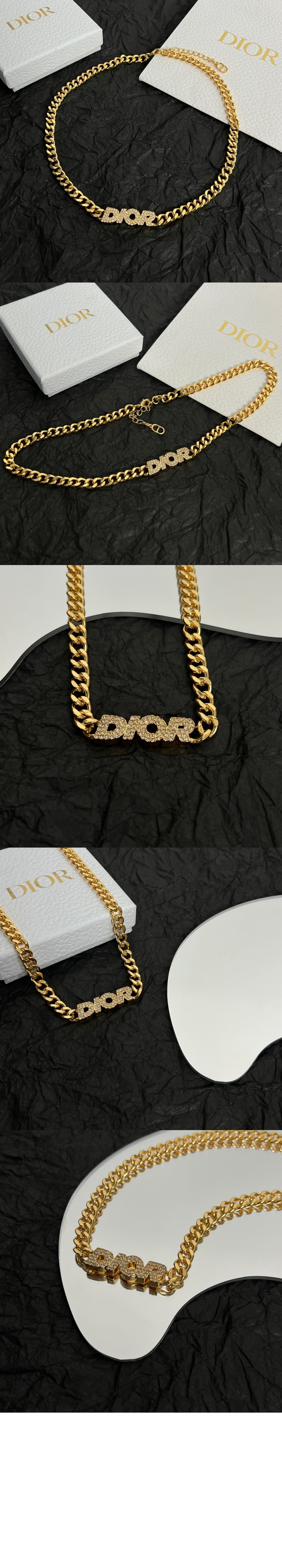 Dior Italic 체인 링크 목걸이 N1507 > 디올