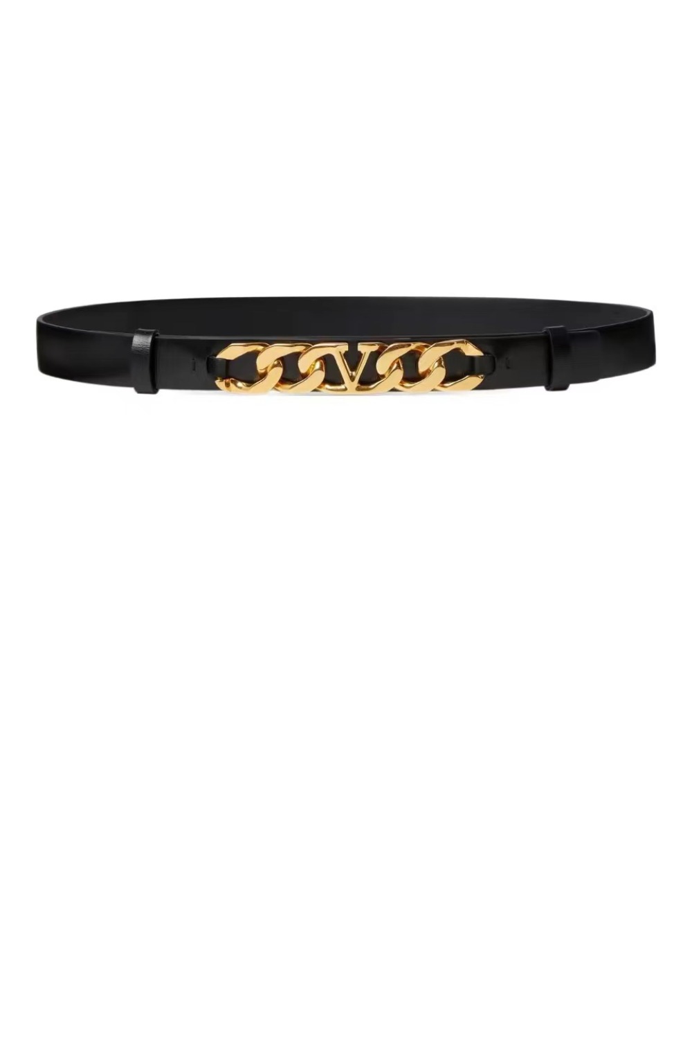 브이로그 체인 송아지 가죽 벨트 > 발렌티노
