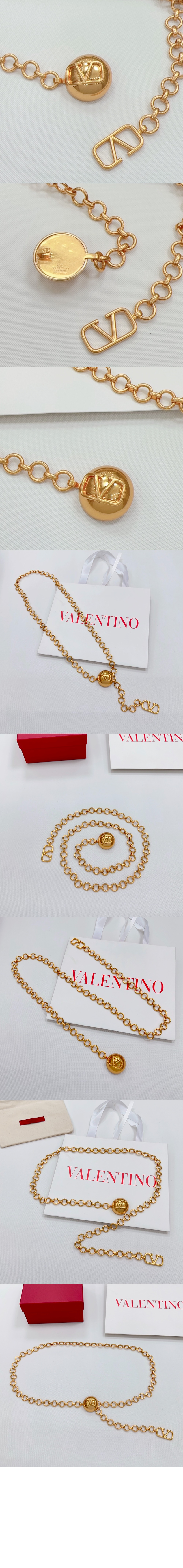브이로그 로고 체인 벨트 > 발렌티노