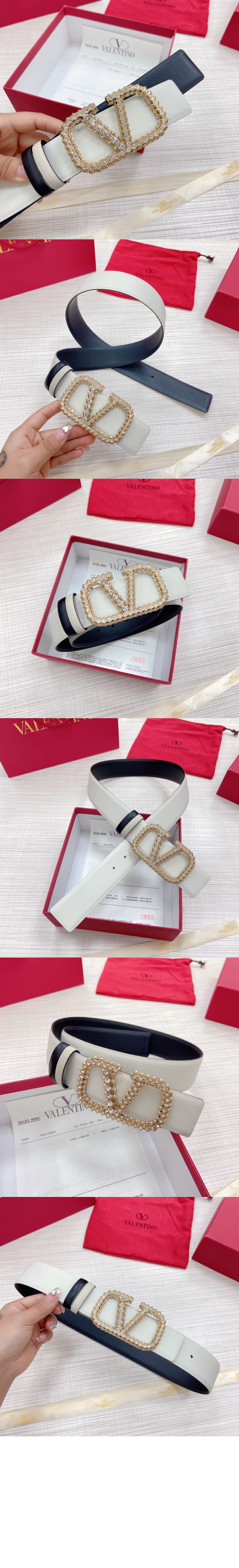 브이로고 리버서블 벨트 > 발렌티노