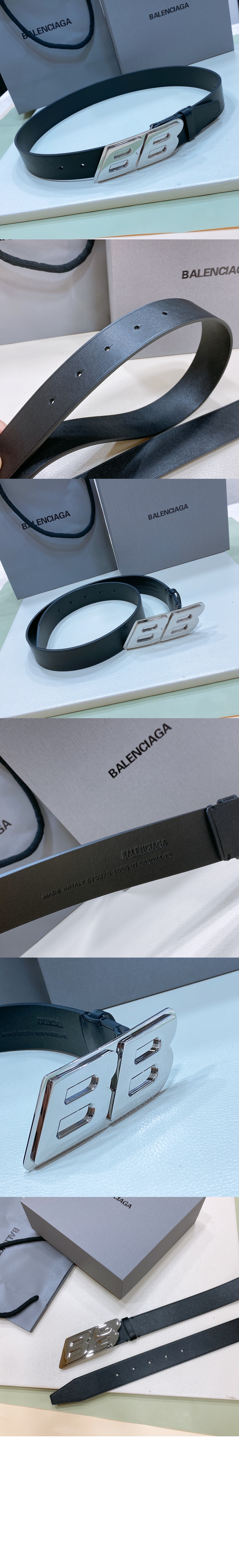 로고 버클 벨트 718921 > 발렌시아가