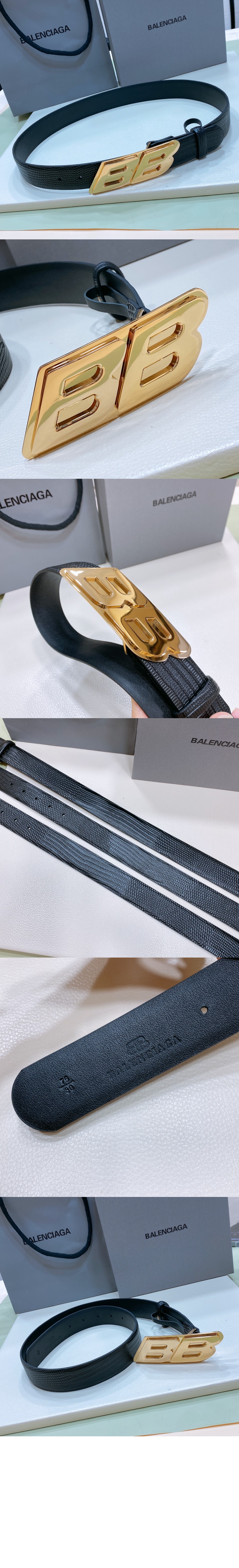 로고 버클 벨트 718921 > 발렌시아가