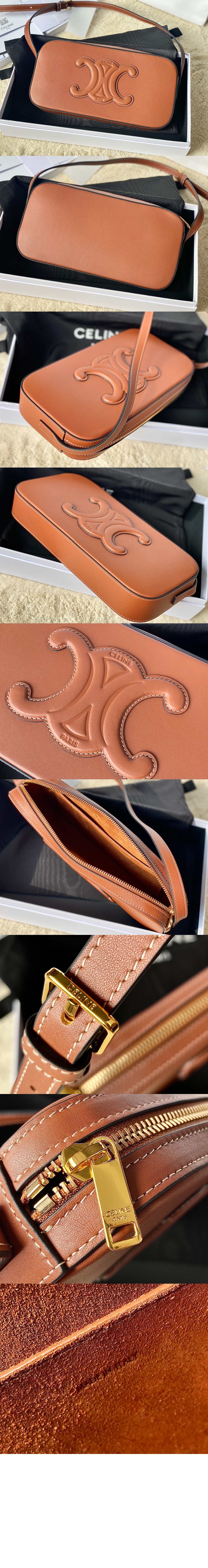 트리오페 스무스 레더 카메라백 199183 > Triomphe - 트리오페