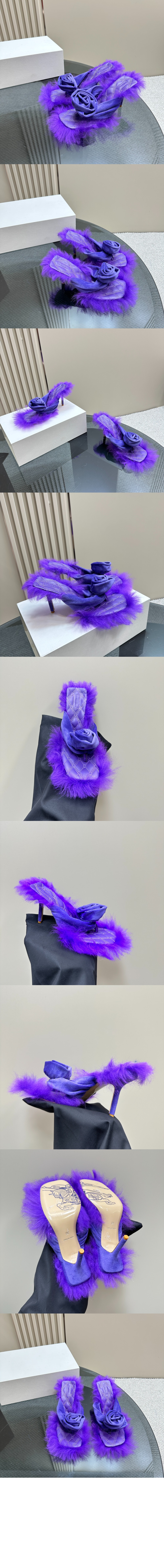 시어링 스텝 로즈 샌들 80756001 > High Heels - 하이힐