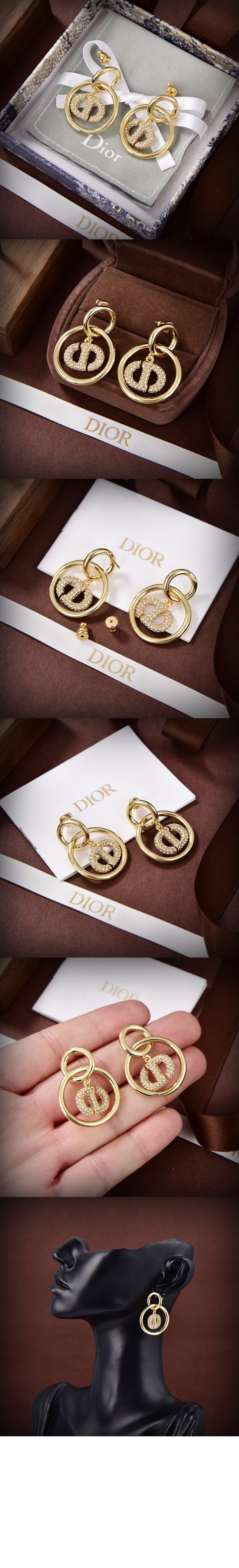 Dior CD Navy 귀걸이 E1651 > 디올