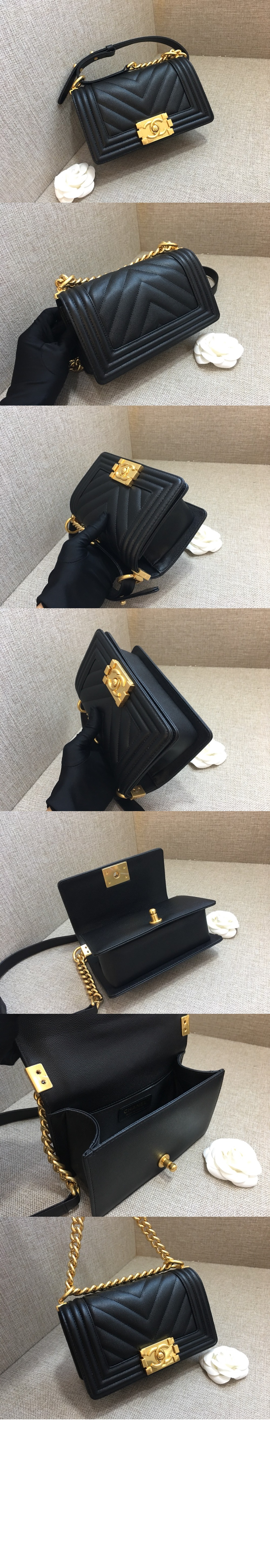 쉐브론 보이백 캐비어 스몰 A67085 > Boy Chevron - 보이 쉐브론