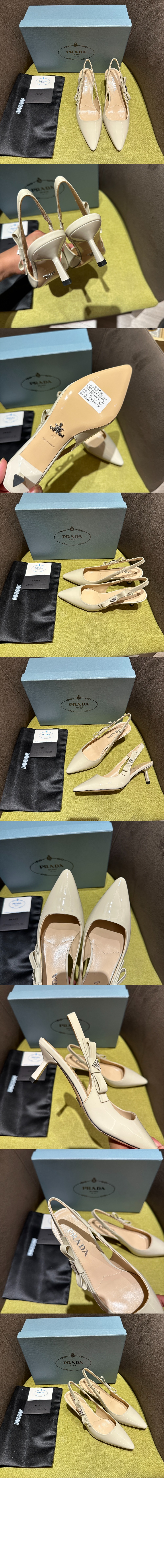 리본 뒤 빈 샌들 11190N > Micro Heels - 마이크로 힐