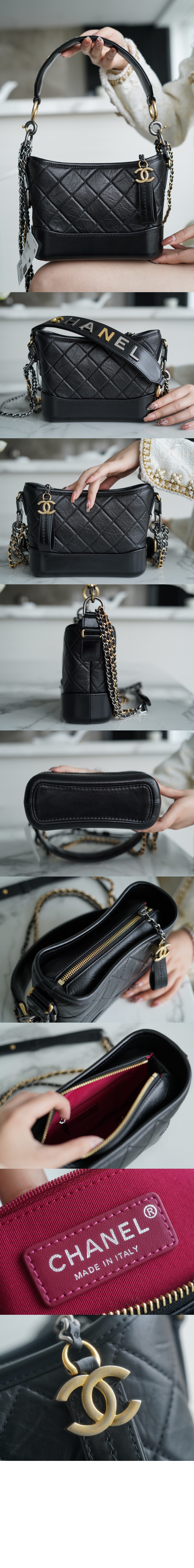 가브리엘 호보백 이니셜 스트랩 스몰 AS0865 > Gabriel Hobo - 가브리엘백