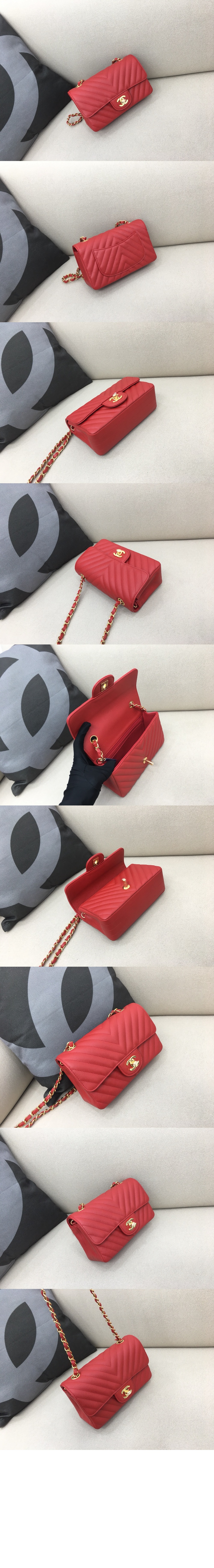 쉐브론 클래식 캐비어 뉴미니 인기색상 A69900 > Classic Chevron - 클래식 쉐브론