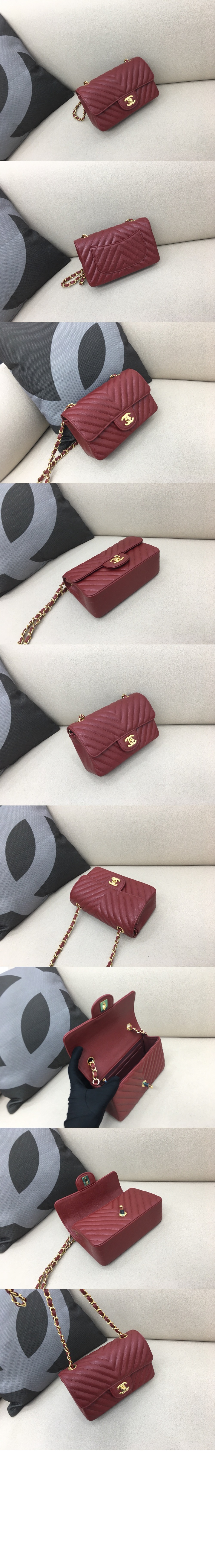 쉐브론 클래식 캐비어 뉴미니 인기색상 A69900 > Classic Chevron - 클래식 쉐브론