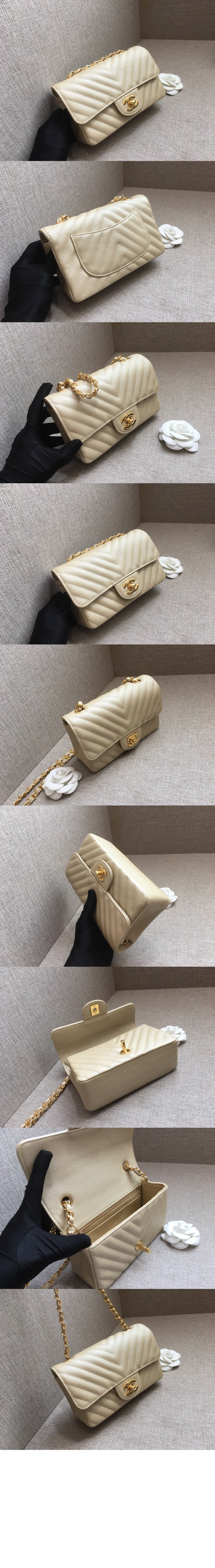 쉐브론 클래식 캐비어 뉴미니 인기색상 A69900 > Classic Chevron - 클래식 쉐브론