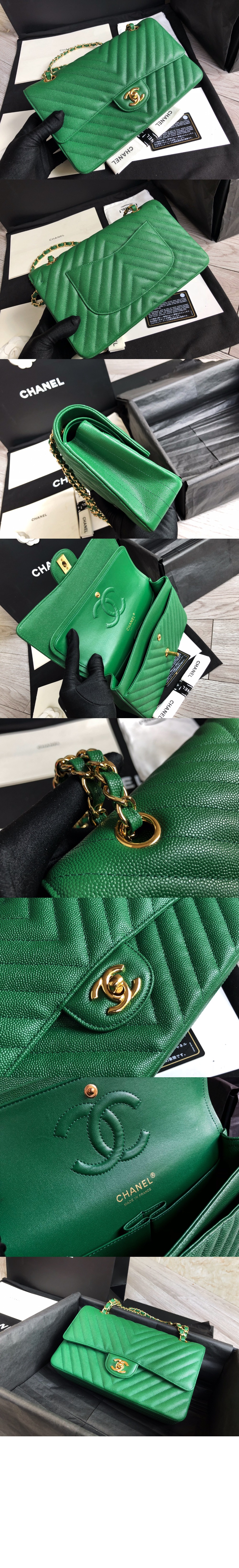 쉐브론 클래식 캐비어 미듐 인기색상 A01112 > Classic Chevron - 클래식 쉐브론