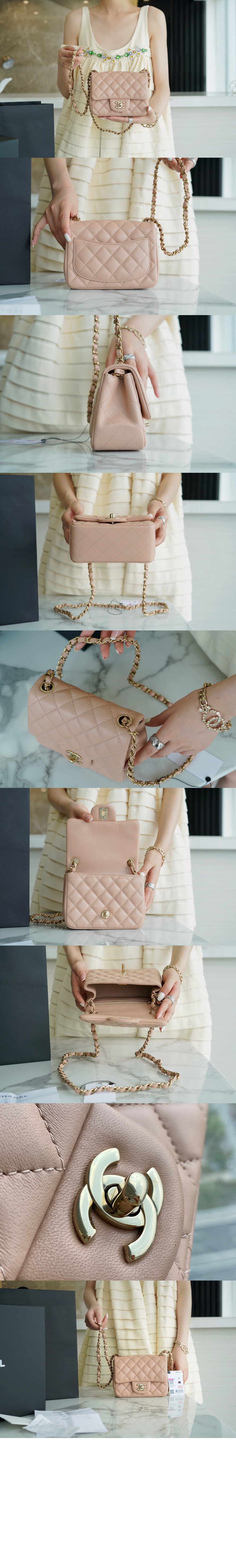 클래식 램스킨 쁘띠삭 샴페인골드 A35200 > Classic - 클래식