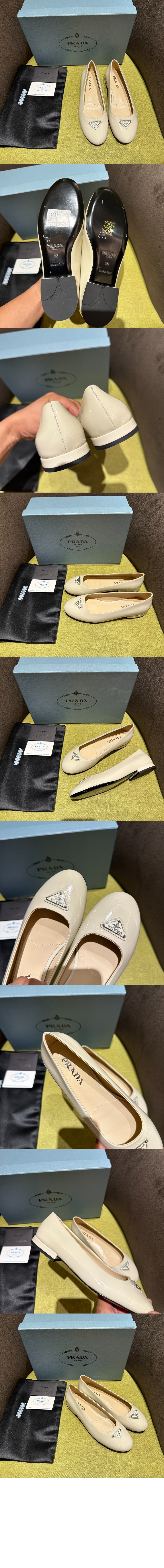 페이턴트 가죽 발레리나 플랫 1F200N > Flats - 플랫