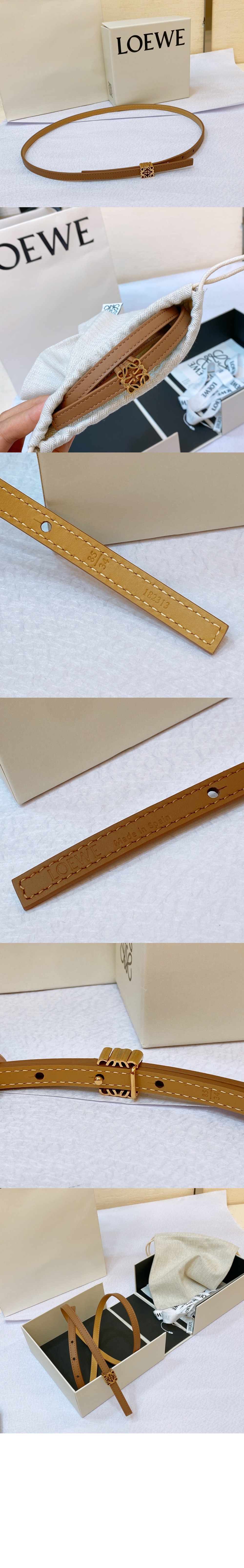 리버서블 애너그램 큐브 벨트 > 로에베